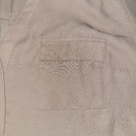 Torrid Harper Georgette Pullover 3/4 Sleeve Blouse Pink Rose Blush Mauve 00 - Picture 9 of 13